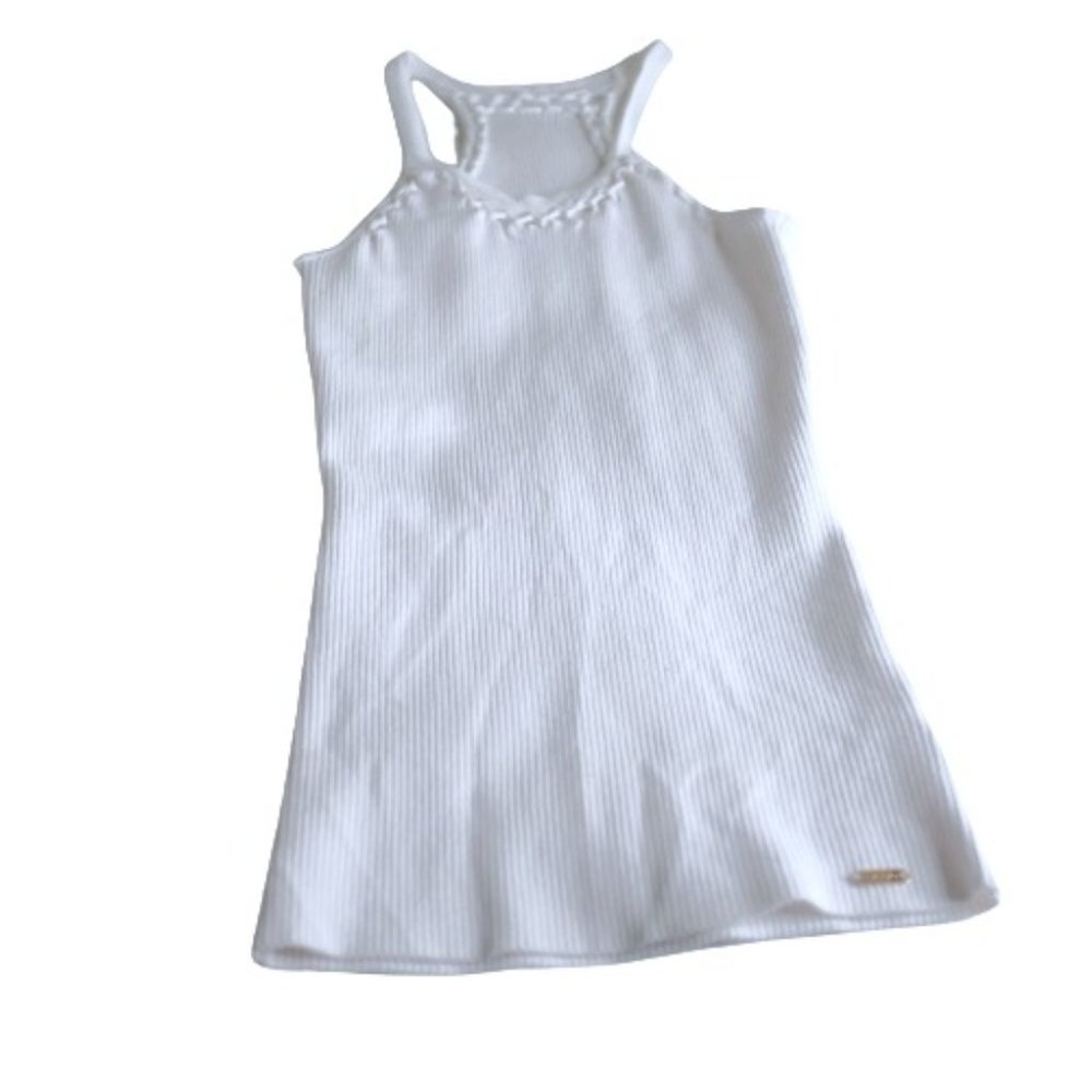 COPY - Bebe White Rib-Knit Tank Top Sweater Size S